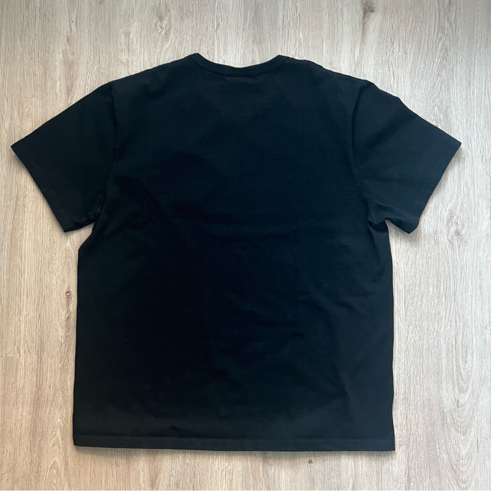 Vintage 90s Champion Black Crewneck with Big Silver Embroidered Logo Men's XL - Picture 5 of 10